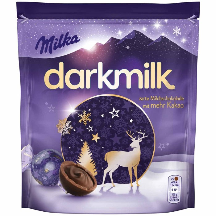 Milka Feine Schokoladen Kugeln Darkmilk 100g / 3.52 oz