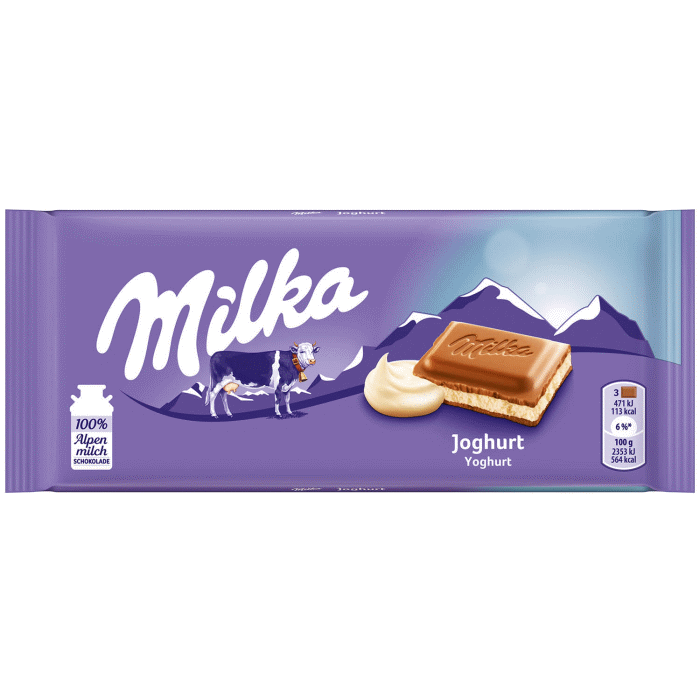 Milka Joghurt Alpenmilch Schokolade 100g / 3.53 oz