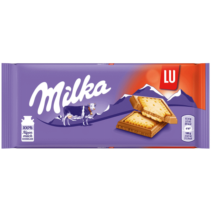 Milka LU Kekse Alpenmilch Schokolade 87g / 3.06 oz
