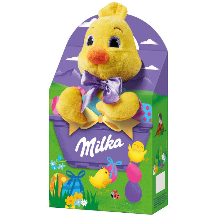 Milka Magic Mix Plüschtier Küken Ostergeschenk 96,6g / 3.4 oz