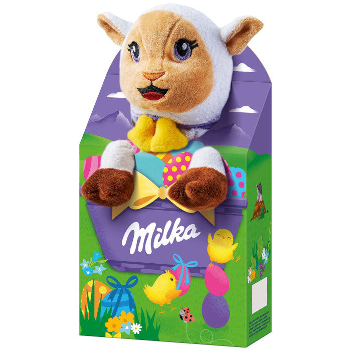 Milka Magic Mix Plüschtier Lamm Ostergeschenk 96,6g / 3.4 oz