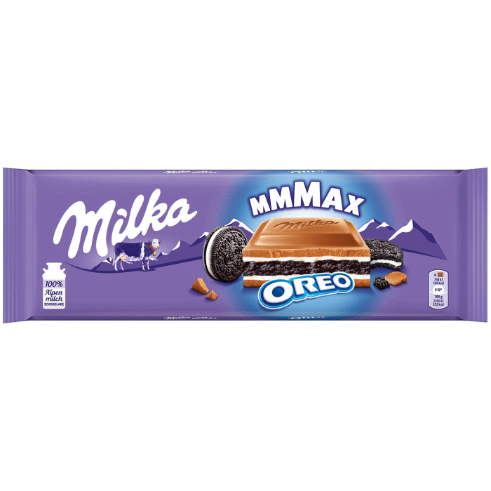 Milka Mmmax Oreo Alpenmilchschokolade 300g / 10.58oz