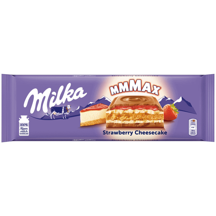 Milka Mmmax Strawberry Cheesecake 300g / 10.58 oz