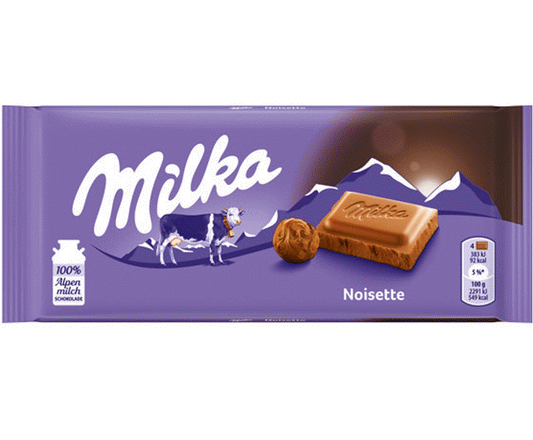 Milka Noisette Schokolade 100g / 3.53 oz