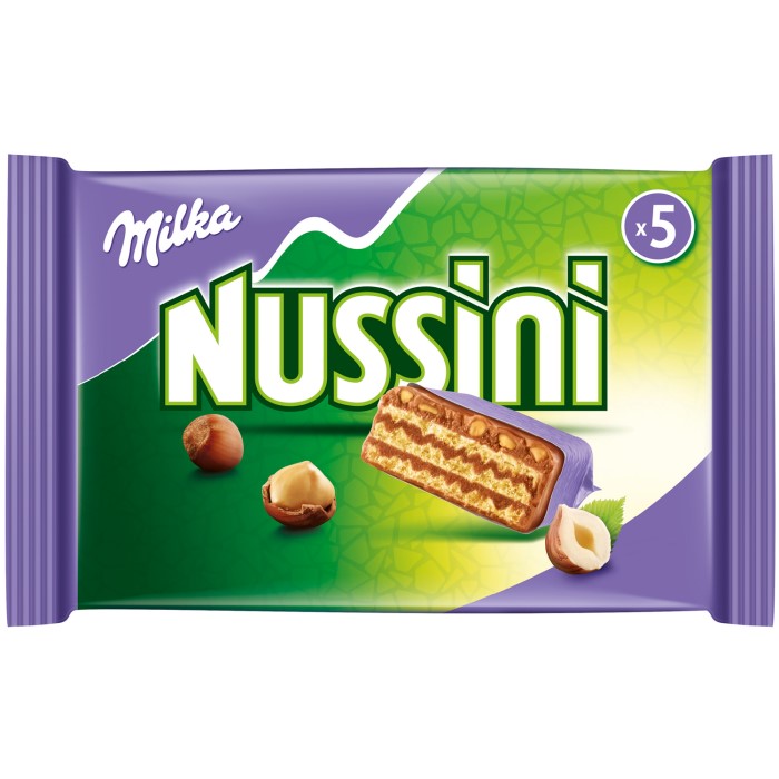 Milka Nussini Waffel-Riegel 5 Stück 157,5g / 5.55 oz