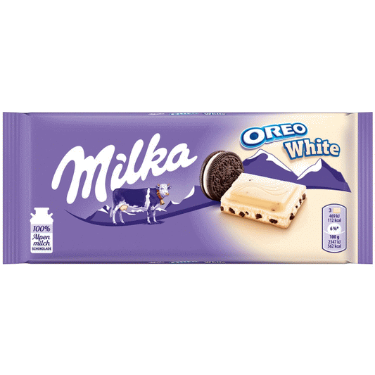 Milka Oreo White Schokolade 100g / 3.53 oz