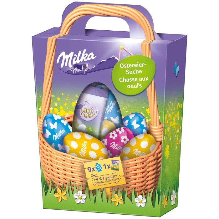 Milka Schokoladen Eier Ostereiersuche Mix Ostern 162g / 5.17 oz