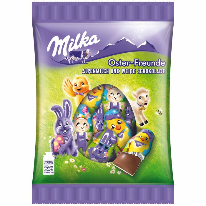 Milka Osterfreunde aus Alpenmilch und weißer Schokolade Ostern 120g / 4.23 oz