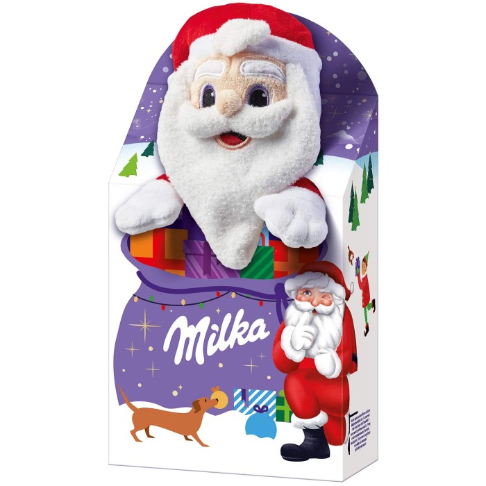 Milka Magic Mix Plüschfigur Weihnachtsmann