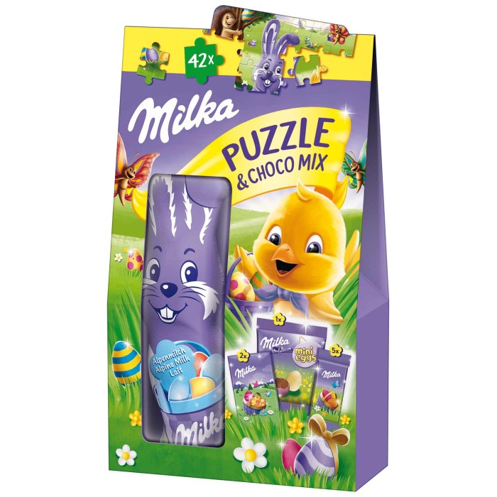 Milka Puzzle & Choco Mix Ostern 124g / 4.37 oz