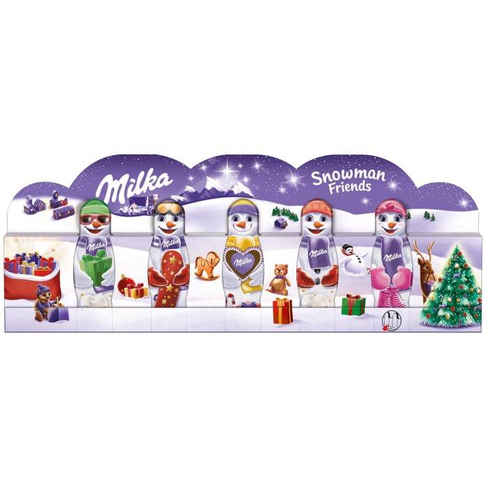 Milka Snowman Friends 5 x 15g = 75g / 2.64 oz