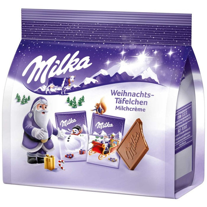 Milka Weihnachts-Täfelchen Milchcrème 150g / 5.29 oz