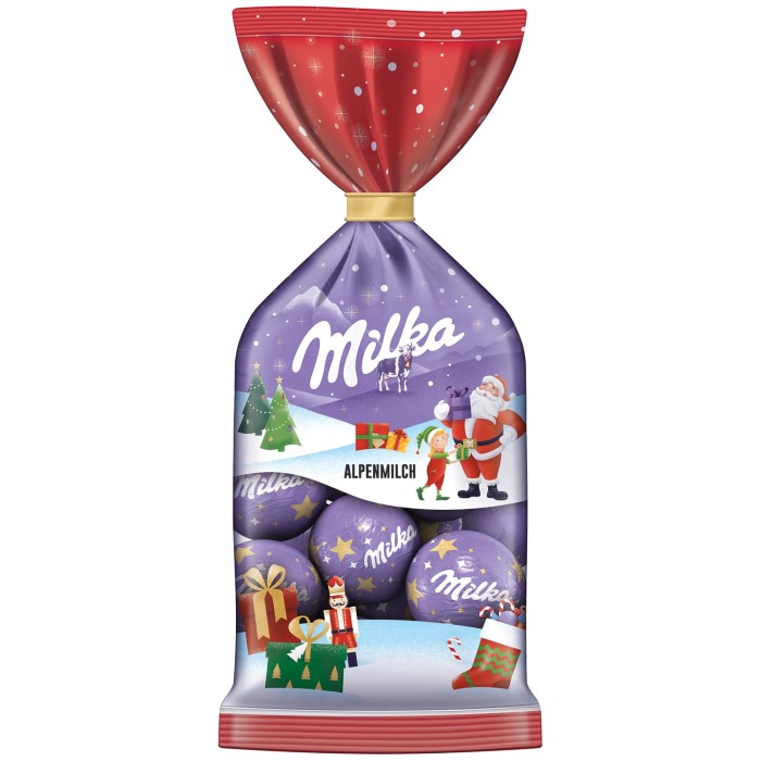 Milka Weihnachts-Kugeln Alpenmilch 100g / 3.52 oz