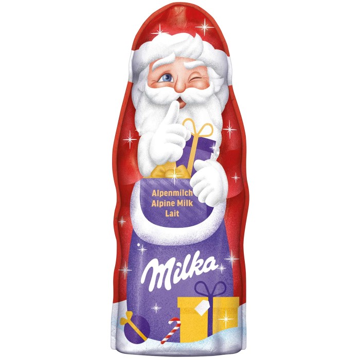 Milka Schokoladen Weihnachtsmann Alpenmilch 90g / 3.17 oz