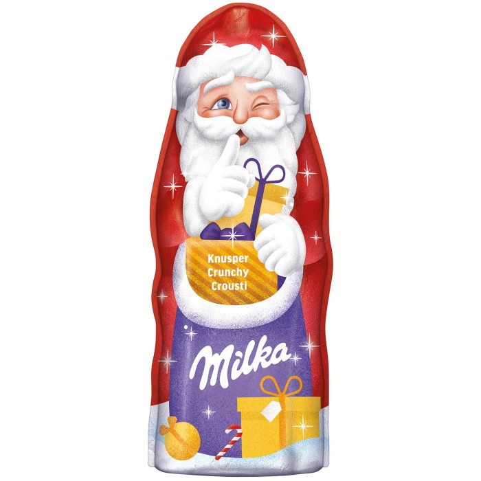 Milka Schokoladen Weihnachtsmann Knusper 95g / 3.35 oz