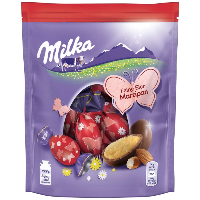 Milka Feine Schokoladen Eier Marzipan Ostern 90g / 3.17 oz