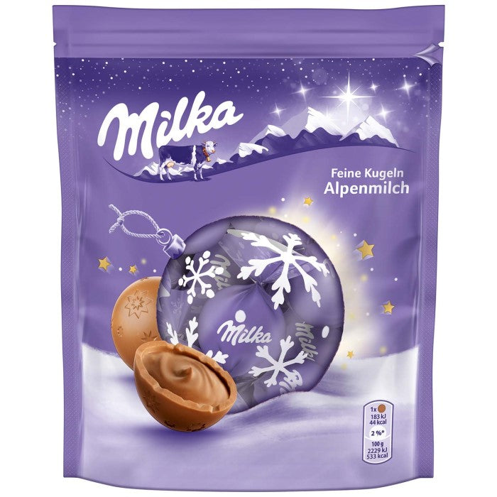 Milka Feine Schokoladen Kugeln Alpenmilch 90g / 3.17 oz