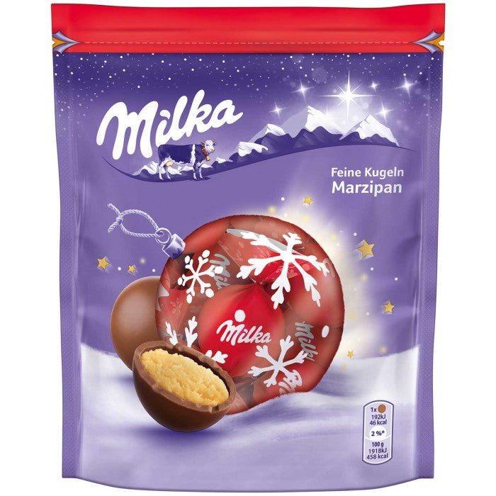 Milka Feine Schokoladen Kugeln Marzipan 90g / 3.17 oz