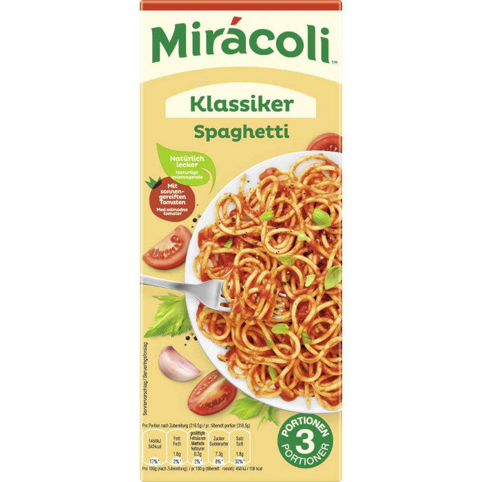 Miracoli Spaghetti in Tomatensoße 379,8g / 13.39oz