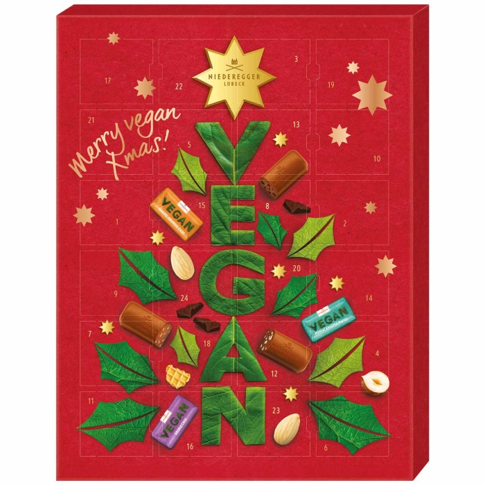 Niederegger Adventskalender Vegan 300g