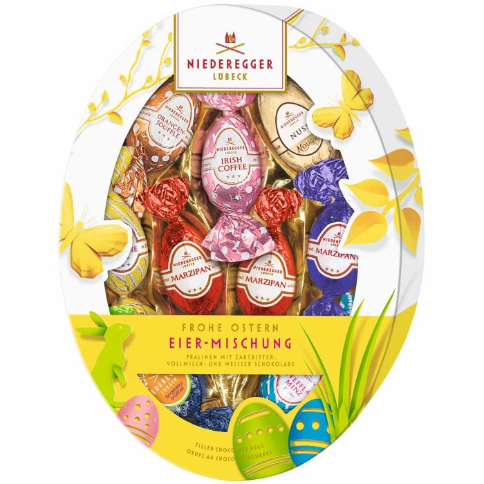 Niederegger Frohe Ostern gefüllte Eier Mischung 150g / 5.29 oz