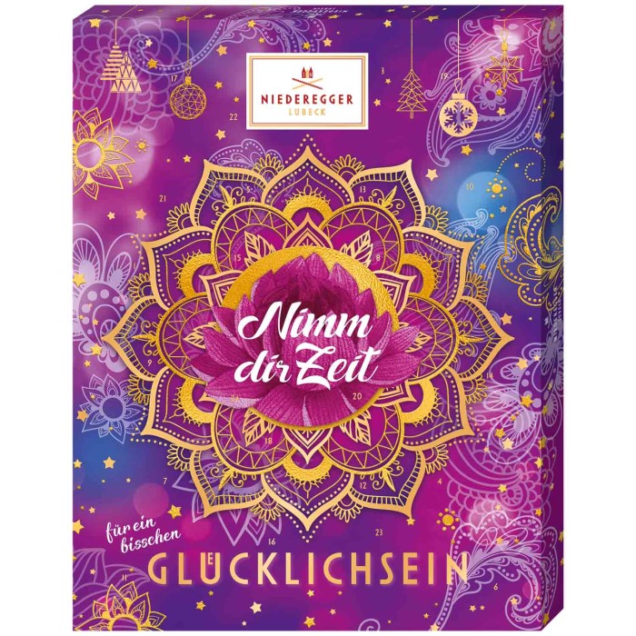 Niederegger Adventskalender Glücklichsein 300g