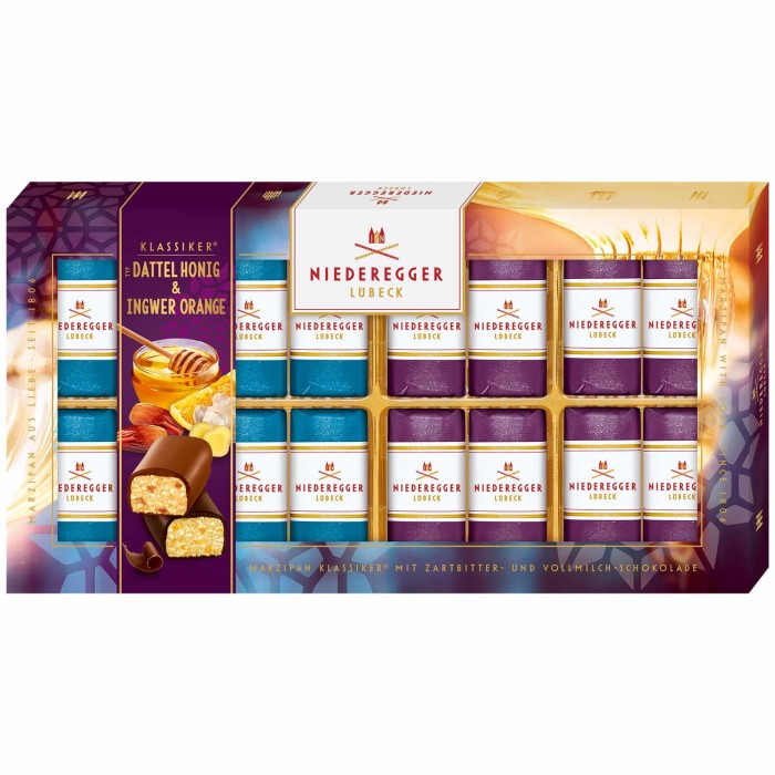 Niederegger Winter-Klassiker Dattel-Honig & Ingwer-Orange 200g