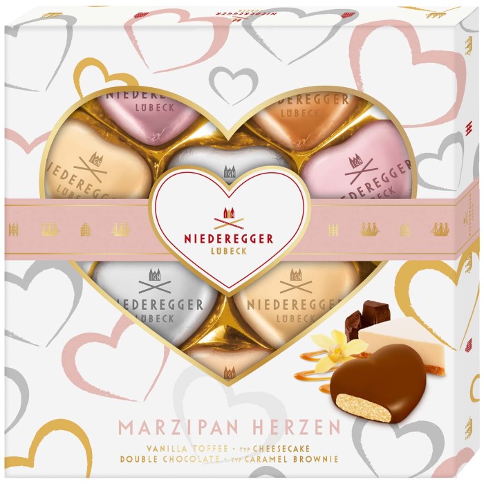 Niederegger Marzipan Herzen Edition 125g