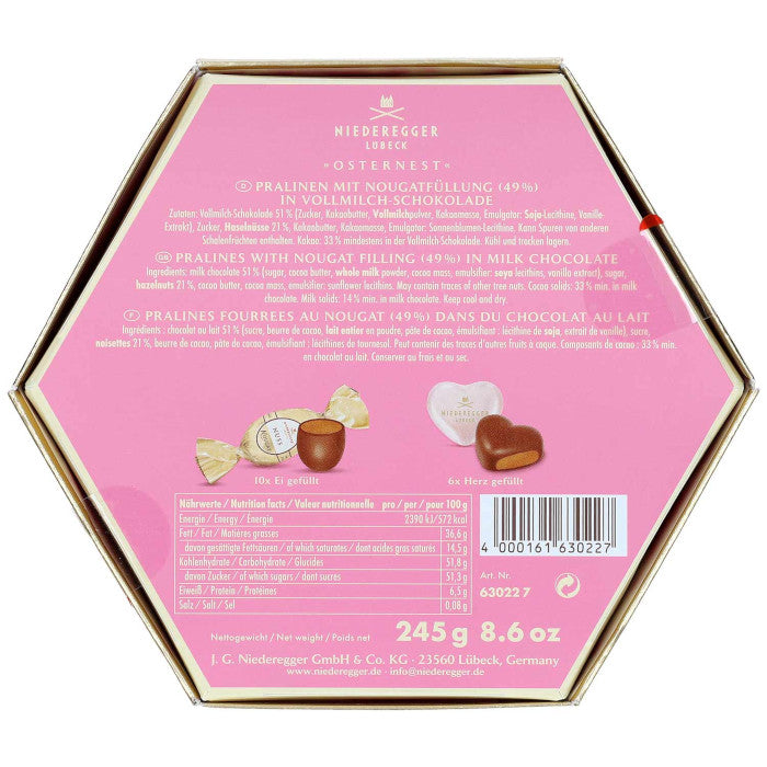 Niederegger Nougat-Osternest Pralinen Ostern 245g / 8.64 oz