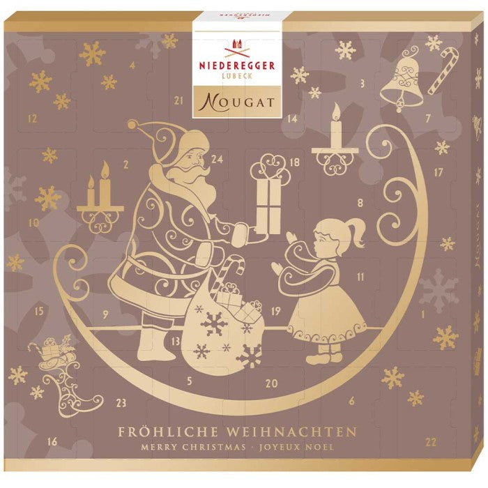 Niederegger Nougat Mini Tisch-Adventskalender 180g