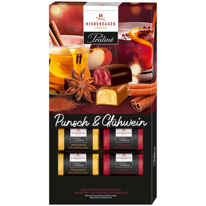 Niederegger Praliné Klassiker Punsch & Glühwein 200g / 7.05 oz