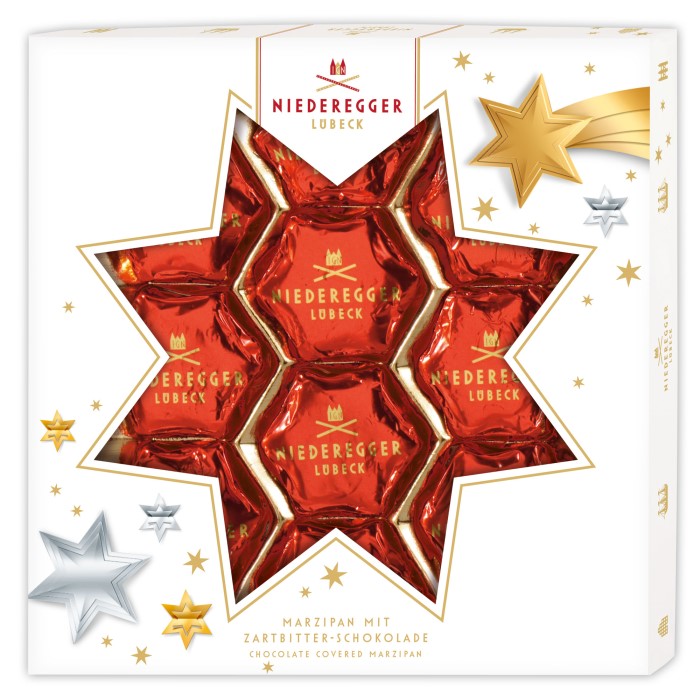 Niederegger Marzipan Weihnachtssterne 125g