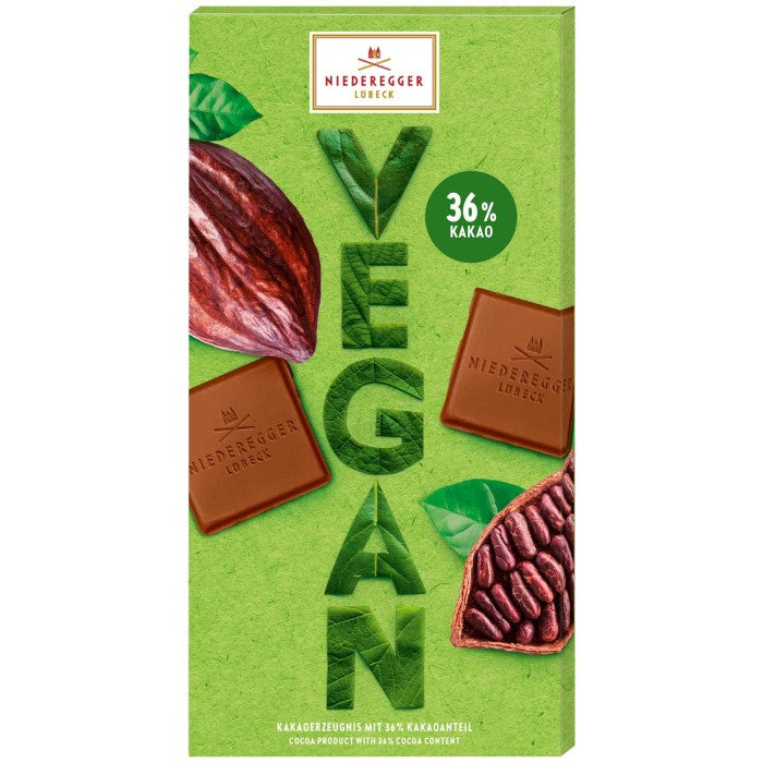 Niederegger Vegan 36% Kakao Tafel Schokolade 100g / 3.52oz