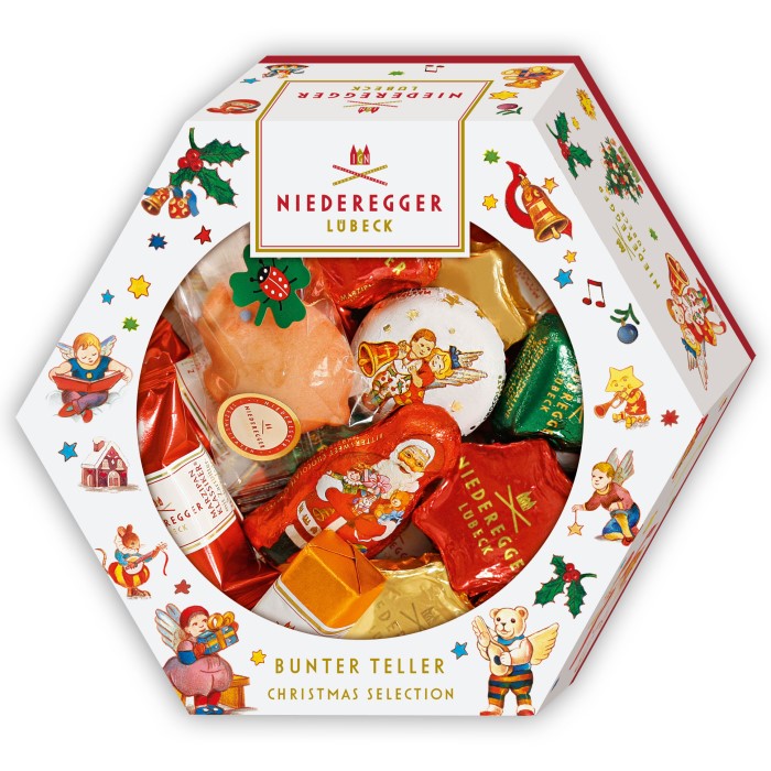 Niederegger Bunter Teller Christmas Selection 233g