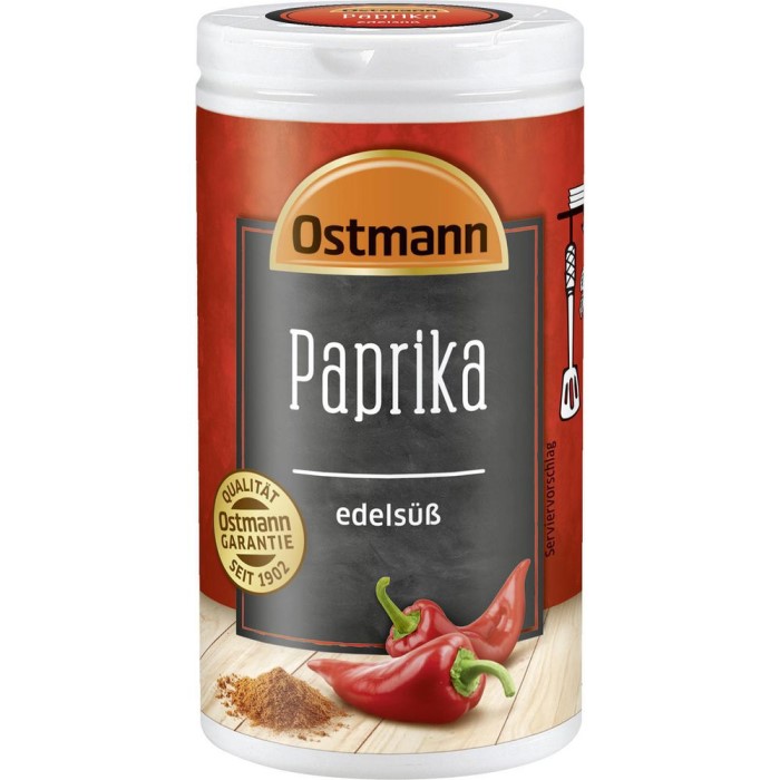 Ostmann Paprika edelsüß gemahlen 35g Streudose