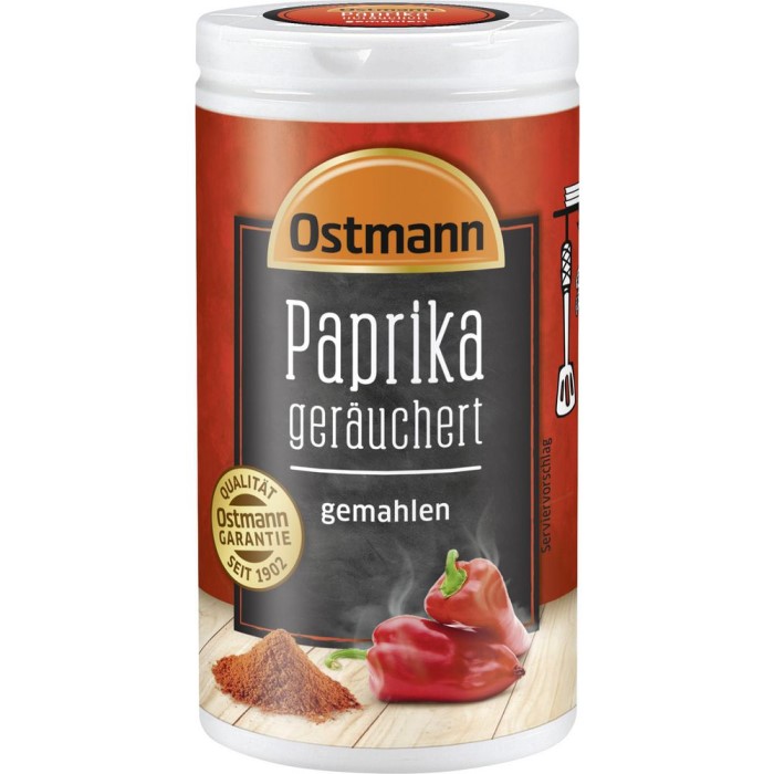 Ostmann Paprika geräuchert gemahlen 35g Streudose