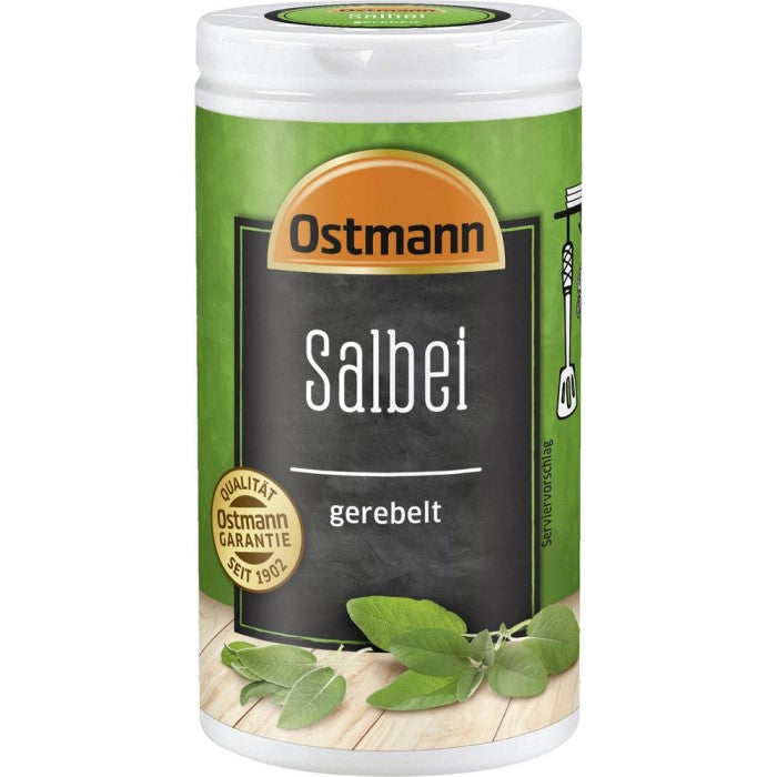 Ostmann Salbei gerebelt 10g Streudose