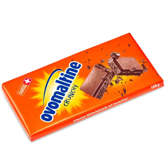 Ovaltine Crunchy chocolate with barley malt 100g