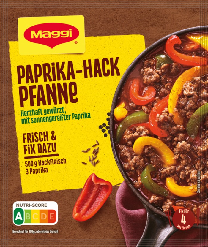 Maggi Fix für Paprika-Hackfleisch Pfanne 44g / 1.55oz