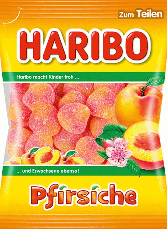 HARIBO Pfirsiche Fruchgummies 175g