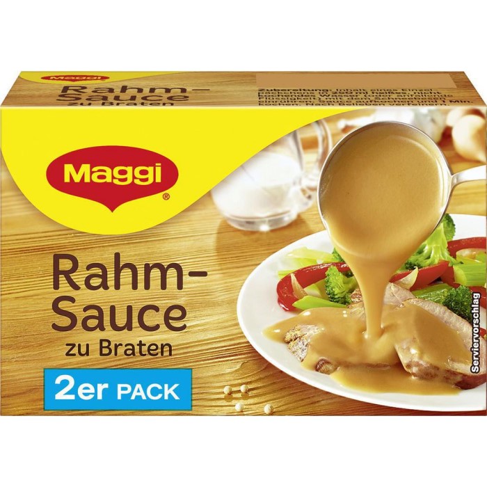 Maggi Delikatess Rahm-Soße zu Braten 2 x 250ml