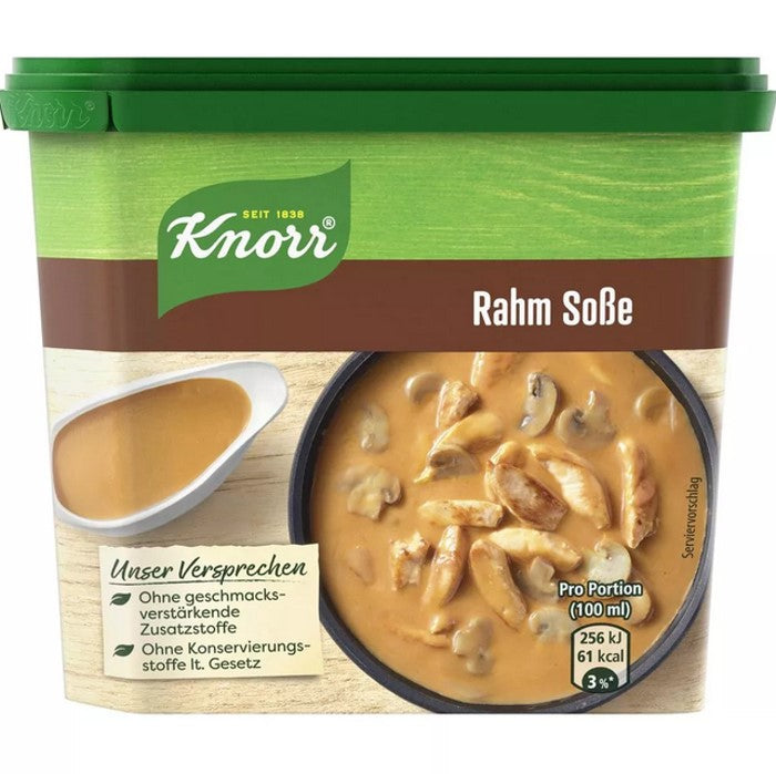Knorr Rahm Soße in der Vorratsdose für 1,75 Liter 238g