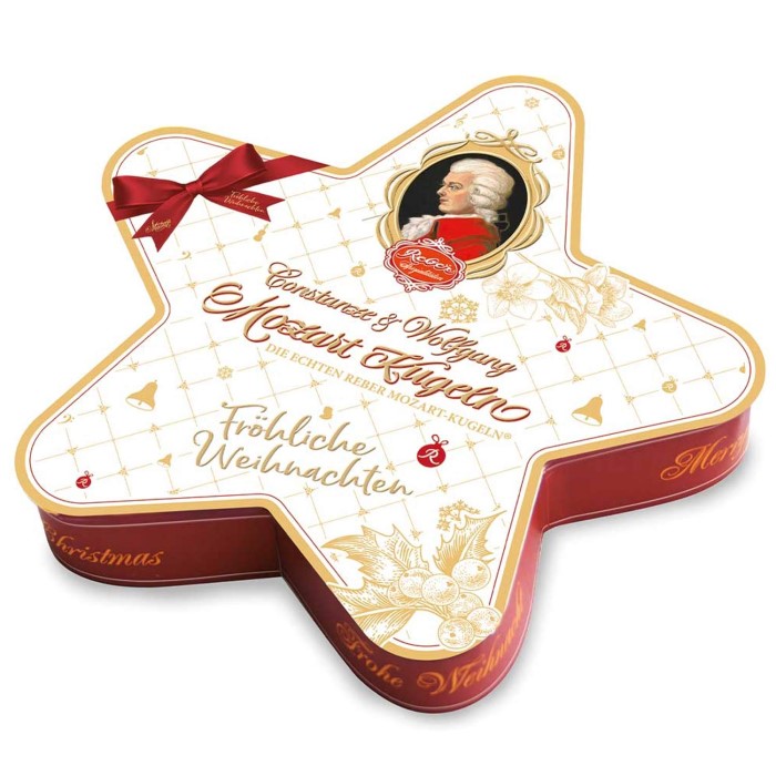 Reber Constanze & Wolfgang Mozart Kugeln Weihnachtsstern 240g