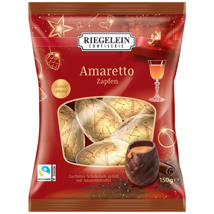 Riegelein Amaretto-Zapfen Weihnachtspralinen 150g