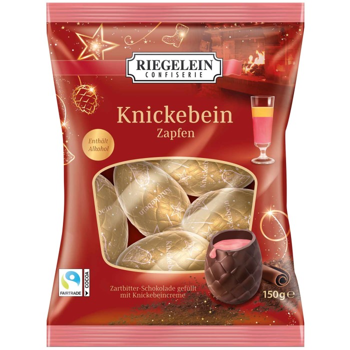 Riegelein Knickebein-Zapfen Weihnachtspralinen 150g