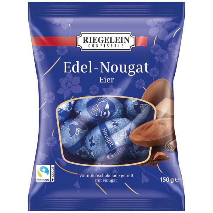 Riegelein Edel-Nougat Eier Osterpralinen 150g / 5.29 oz