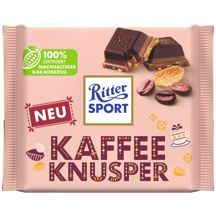 Ritter Sport Schokolade Kaffee Knusper Limited Edition