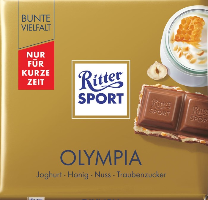 Ritter Sport Schokolade Olympia Limited Edition 100g