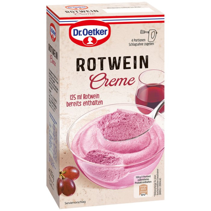 Dr. Oetker Rotwein Creme Dessertspezialität 200g