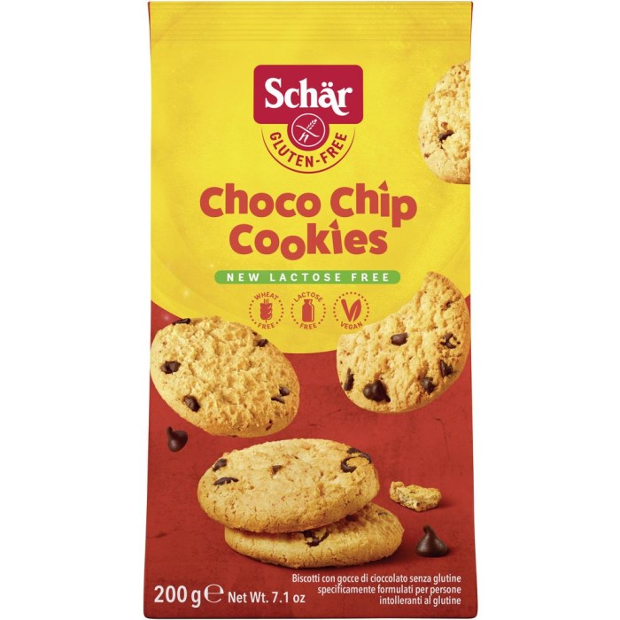 Schär Chocolate Chip Cookies Gluten Free 200g   7.1oz